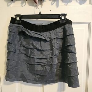 Blue Ruffle Mini Skirt Banana Republic